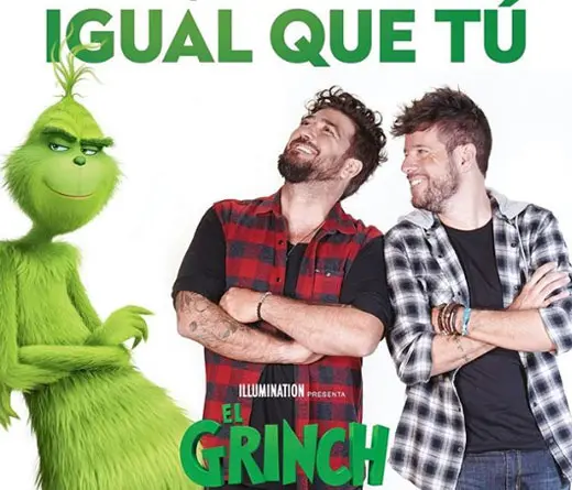 Pablo Lpez y Antonio Orozco hacen Igual que t, tema de la pelcula El Grinch. Mir el video.